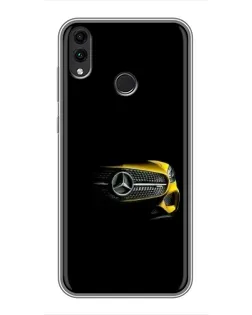 Чехол для Huawei Honor 8X с картинкой «Mercedes — ретро стиль»