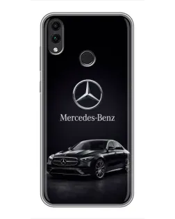 Чехол для Huawei Honor 8X с картинкой «Mercedes — решетка радиатора»