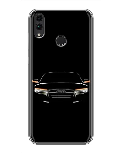Чехол для Huawei Honor 8X с картинкой «Audi — ночной контур»