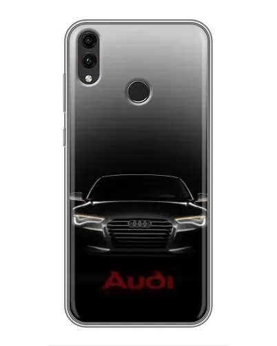 Чехол для Huawei Honor 8X с картинкой «Audi — градиентный контур»