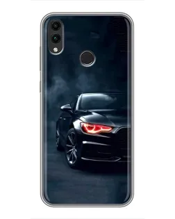 Чехол для Huawei Honor 8X с картинкой «Audi — хищный взгляд»