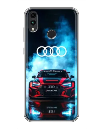Чехол для Huawei Honor 8X с картинкой «Audi Sport — неон»