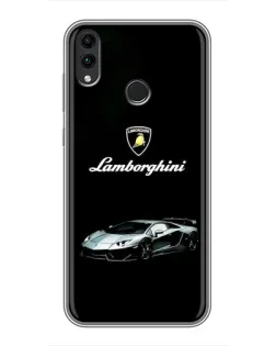 Чохол для Huawei Honor 8X з картинкою «Логотип Lamborghini класика»