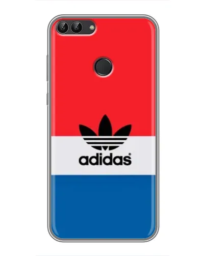 Чехол для Huawei Honor 9 Lite с картинкой «Ретро блоки Adidas» Чехол для Huawei Honor 9 Lite с картинкой «Ретро блоки Adidas»