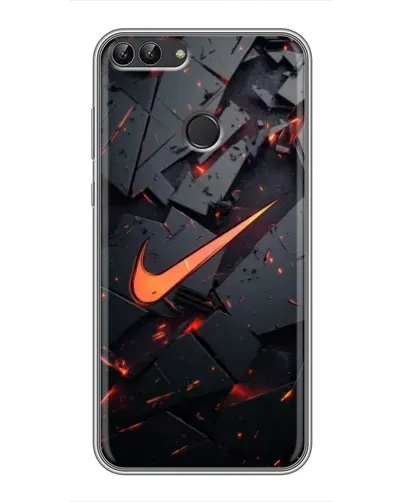 Чехол для Huawei Honor 9 Lite с картинкой «Nike — эффект разломов» Чехол для Huawei Honor 9 Lite с картинкой «Nike — эффект разломов»