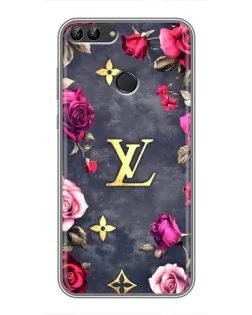Чехол для Huawei Honor 9 Lite с картинкой «Цветочный Louis Vuitton»