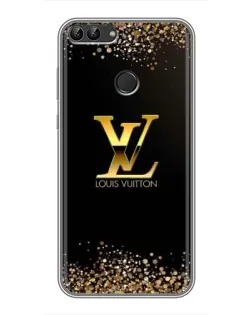 Чехол для Huawei Honor 9 Lite с картинкой «LV — золотые искры»