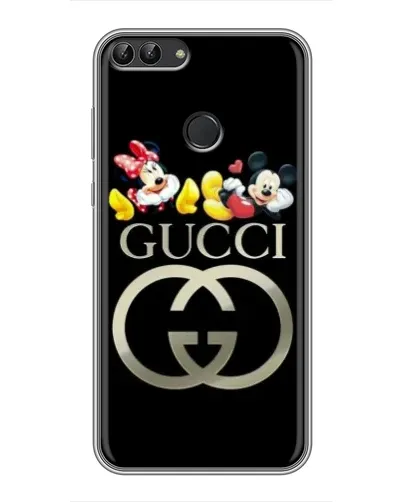 Чехол для Huawei Honor 9 Lite с картинкой «Gucci — герои Disney»