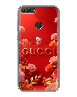 Чехол для Huawei Honor 9 Lite с картинкой «Gucci — золотой сад»