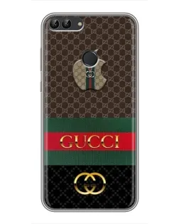 Чехол для Huawei Honor 9 Lite с картинкой «Gucci — брендированный десерт»