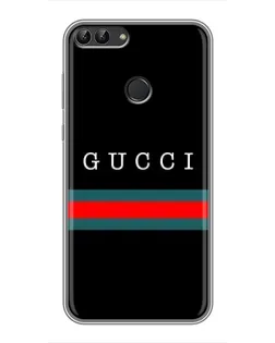 Чехол для Huawei Honor 9 Lite с картинкой «Gucci — красный пояс»