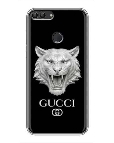 Чехол для Huawei Honor 9 Lite с картинкой «Gucci — серебряный лев» Чехол для Huawei Honor 9 Lite с картинкой «Gucci — серебряный лев»