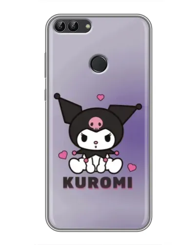 Чехол для Huawei Honor 9 Lite с картинкой «Kuromi — фиолетовый арт» Чехол для Huawei Honor 9 Lite с картинкой «Kuromi — фиолетовый арт»