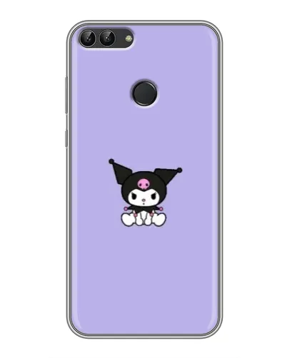 Чехол для Huawei Honor 9 Lite с картинкой «Kuromi — фиолетовый минимализм» Чехол для Huawei Honor 9 Lite с картинкой «Kuromi — фиолетовый минимализм»