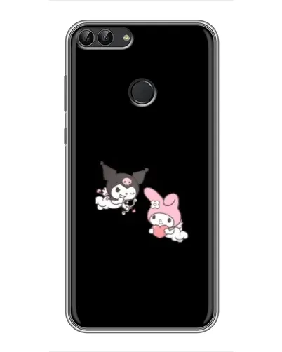 Чехол для Huawei Honor 9 Lite с картинкой «My Melody и Kuromi» Чехол для Huawei Honor 9 Lite с картинкой «My Melody и Kuromi»