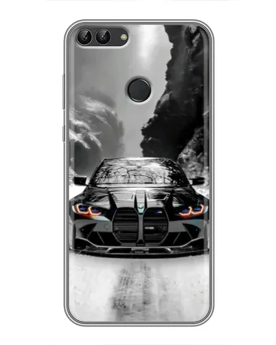 Чехол для Huawei Honor 9 Lite с картинкой «BMW — акварельный дрифт» Чехол для Huawei Honor 9 Lite с картинкой «BMW — акварельный дрифт»