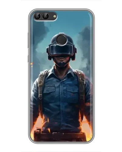 Чехол для Huawei Honor 9 Lite с картинкой «PUBG — реалистичный герой»