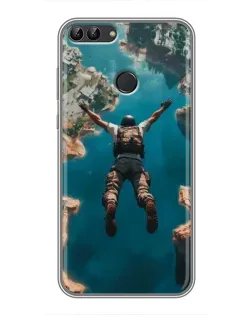 Чехол для Huawei Honor 9 Lite с картинкой «PUBG — свободное падение»