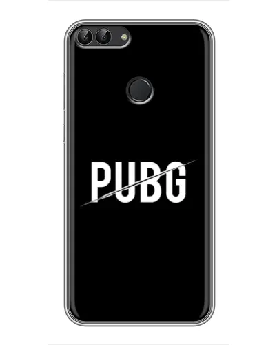 Чехол для Huawei Honor 9 Lite с картинкой «PUBG — белый логотип»