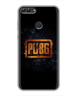 Чехол для Huawei Honor 9 Lite с картинкой «PUBG — золотой логотип»