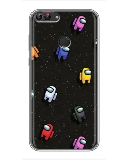 Чехол для Huawei Honor 9 Lite с картинкой «Космический паттерн Among Us» Чехол для Huawei Honor 9 Lite с картинкой «Космический паттерн Among Us»