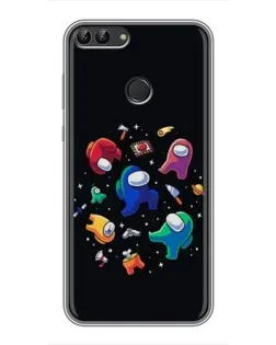 Чехол для Huawei Honor 9 Lite с картинкой «Among Us космос» Чехол для Huawei Honor 9 Lite с картинкой «Among Us космос»