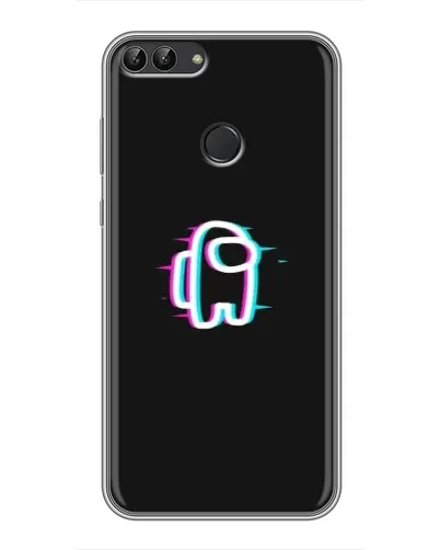 Чехол для Huawei Honor 9 Lite с картинкой «Among Us неон» Чехол для Huawei Honor 9 Lite с картинкой «Among Us неон»