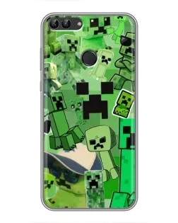 Чехол для Huawei Honor 9 Lite с картинкой «Криперы Minecraft» Чехол для Huawei Honor 9 Lite с картинкой «Криперы Minecraft»