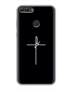Чехол для Huawei Honor 9 Lite с картинкой «Тонкий крест»