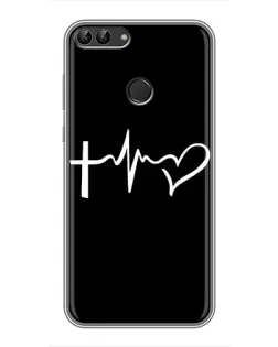 Чехол для Huawei Honor 9 Lite с картинкой «Пульс веры»