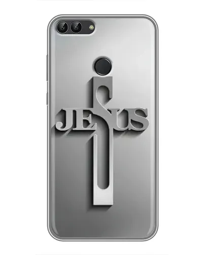 Чехол для Huawei Honor 9 Lite с картинкой «Металлический крест Jesus» Чехол для Huawei Honor 9 Lite с картинкой «Металлический крест Jesus»
