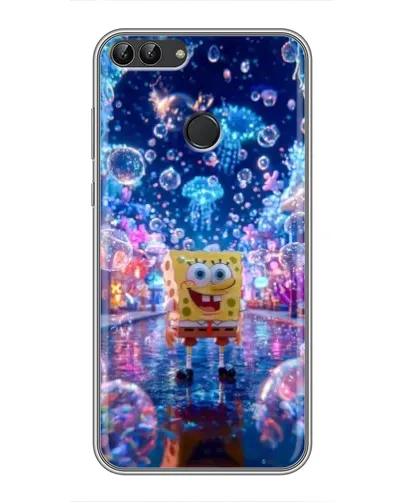 Чехол для Huawei Honor 9 Lite с картинкой «Неоновый океан»