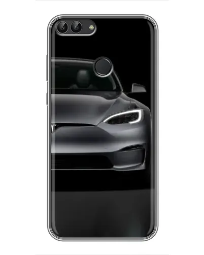 Чехол для Huawei Honor 9 Lite с картинкой «Tesla Model S Look» Чехол для Huawei Honor 9 Lite с картинкой «Tesla Model S Look»
