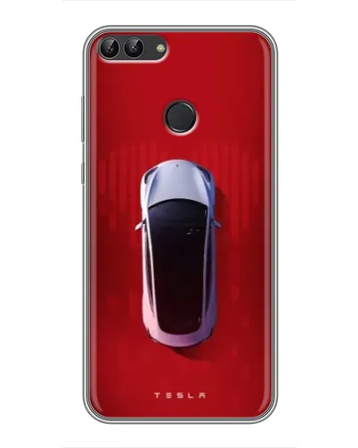 Чехол для Huawei Honor 9 Lite с картинкой «Tesla Top View» Чехол для Huawei Honor 9 Lite с картинкой «Tesla Top View»