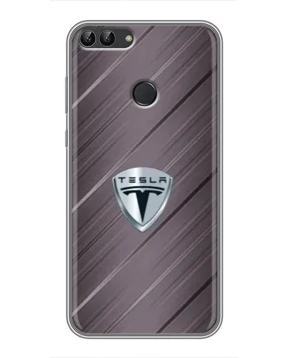 Чехол для Huawei Honor 9 Lite с картинкой «Металлическая текстура Tesla» Чехол для Huawei Honor 9 Lite с картинкой «Металлическая текстура Tesla»