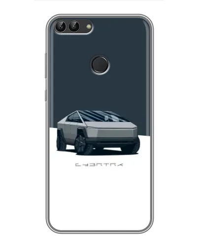 Чехол для Huawei Honor 9 Lite с картинкой «Серебристый Cybertruck Tesla» Чехол для Huawei Honor 9 Lite с картинкой «Серебристый Cybertruck Tesla»