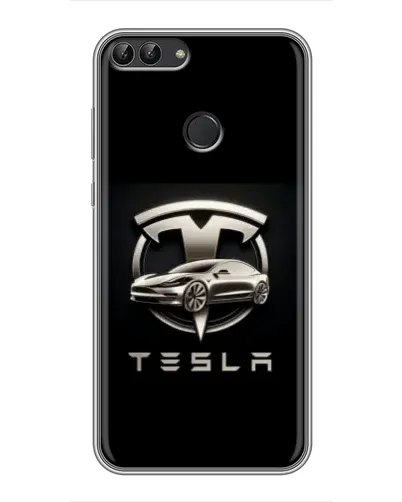 Чехол для Huawei Honor 9 Lite с картинкой «Tesla — серебристое авто» Чехол для Huawei Honor 9 Lite с картинкой «Tesla — серебристое авто»