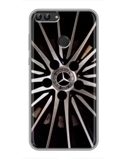 Чехол для Huawei Honor 9 Lite с картинкой «Диск Mercedes»
