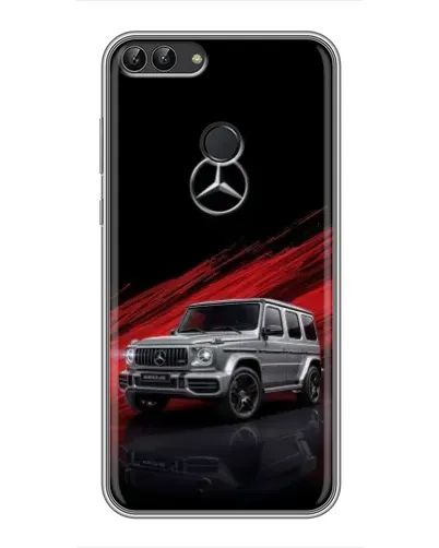 Чехол для Huawei Honor 9 Lite с картинкой «Mercedes G-Class красный»