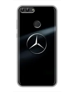 Чехол для Huawei Honor 9 Lite с картинкой «Mercedes на металле» Чехол для Huawei Honor 9 Lite с картинкой «Mercedes на металле»