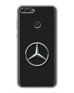 Чехол для Huawei Honor 9 Lite с картинкой «Карбоновый Mercedes стиль» Чехол для Huawei Honor 9 Lite с картинкой «Карбоновый Mercedes стиль»