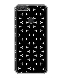 Чехол для Huawei Honor 9 Lite с картинкой «Mercedes паттерн звезд» Чехол для Huawei Honor 9 Lite с картинкой «Mercedes паттерн звезд»