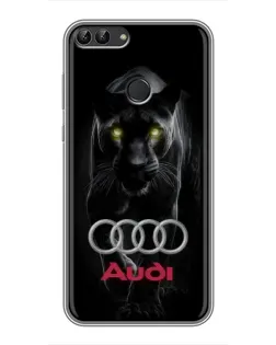 Чохол для Huawei Honor 9 Lite з картинкою «Пантера та Audi»