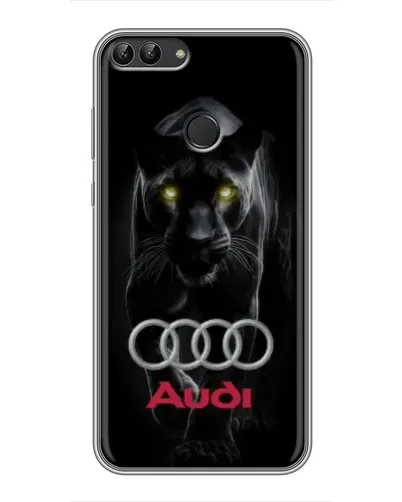 Чехол для Huawei Honor 9 Lite с картинкой «Пантера и Audi»