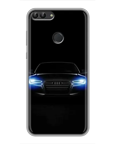 Чехол для Huawei Honor 9 Lite с картинкой «Audi в неоне»