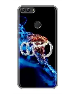 Чохол для Huawei Honor 9 Lite з картинкою «Енергія лого Audi»