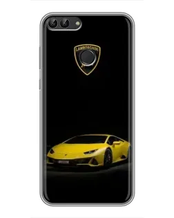 Чехол для Huawei Honor 9 Lite с картинкой «Lamborghini желтый акцент» Чехол для Huawei Honor 9 Lite с картинкой «Lamborghini желтый акцент»
