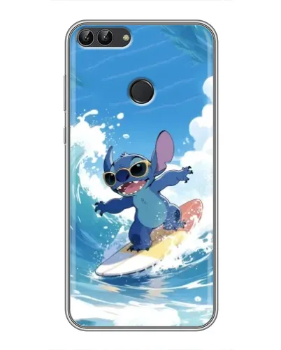 Чехол для Huawei Honor 9 Lite с картинкой «Стич на волне» Чехол для Huawei Honor 9 Lite с картинкой «Стич на волне»