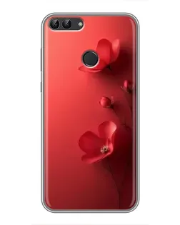Чехол для Huawei Honor 9 Lite с картинкой «Маковые соцветия»
