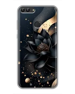 Чехол для Huawei Honor 9 Lite с картинкой «Черный лотос»